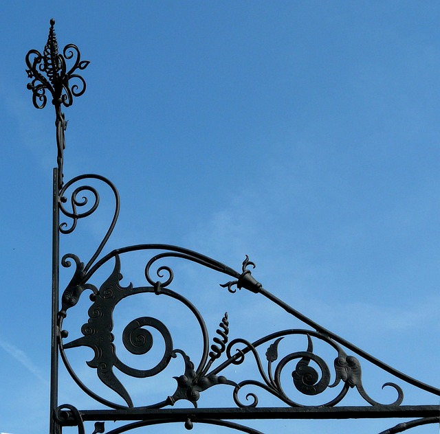 iron fence