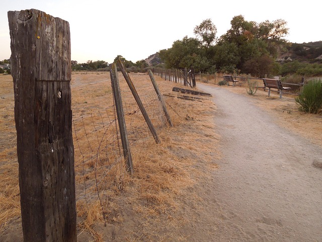 broken fence