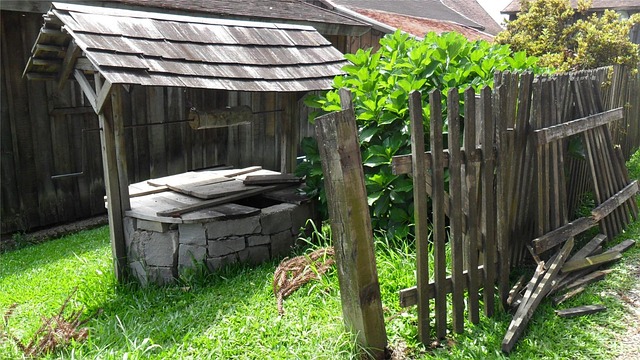broken fence