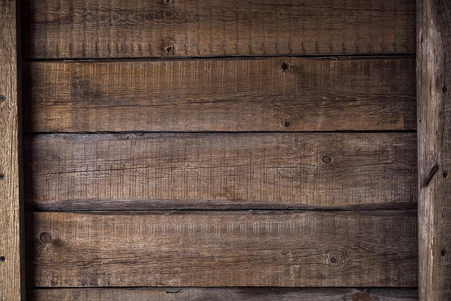 damaged wood fence