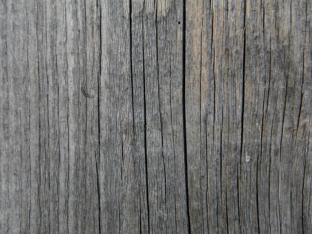 damaged wood fence