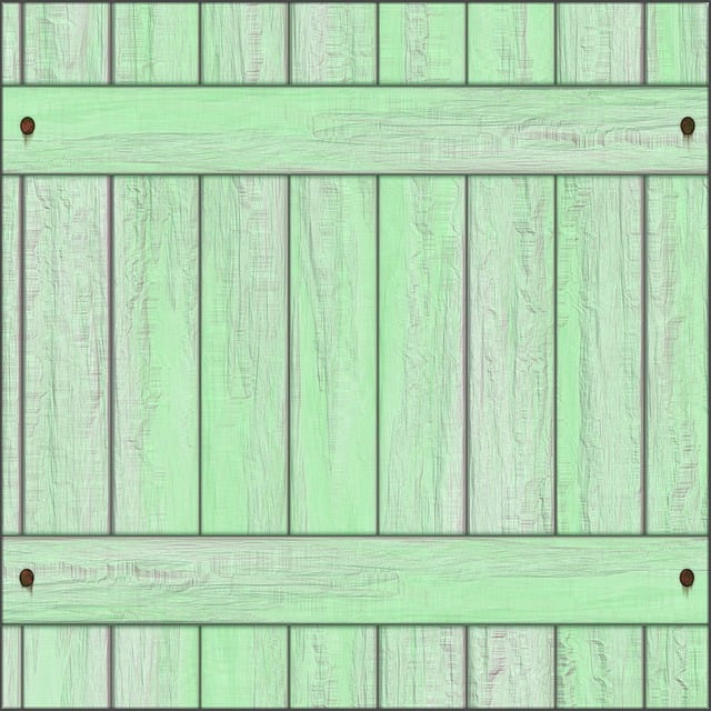 damaged wood fence