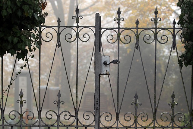 iron fence