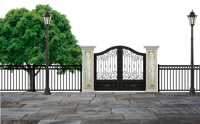 iron fence