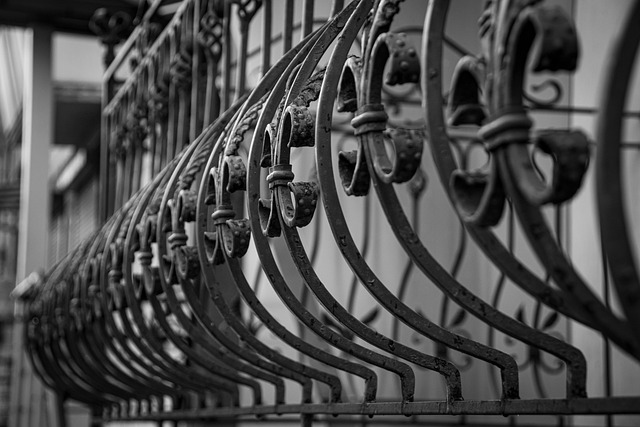 iron fence